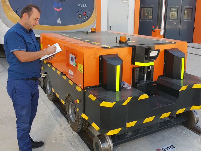 Ray Üstü Araçlar akülü manevra aracı