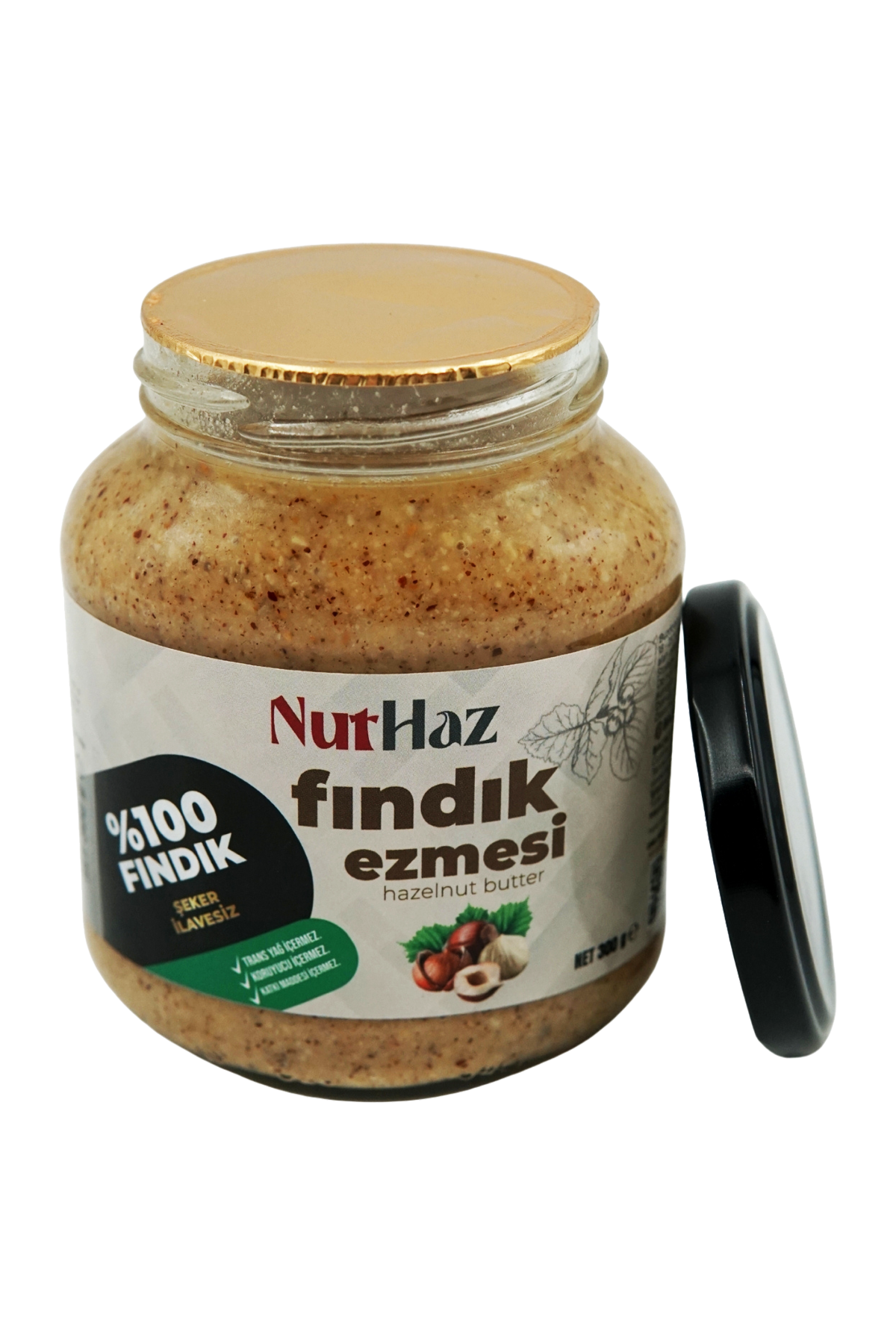 Fındık Ezmesi 300 Gr (Şekersiz)