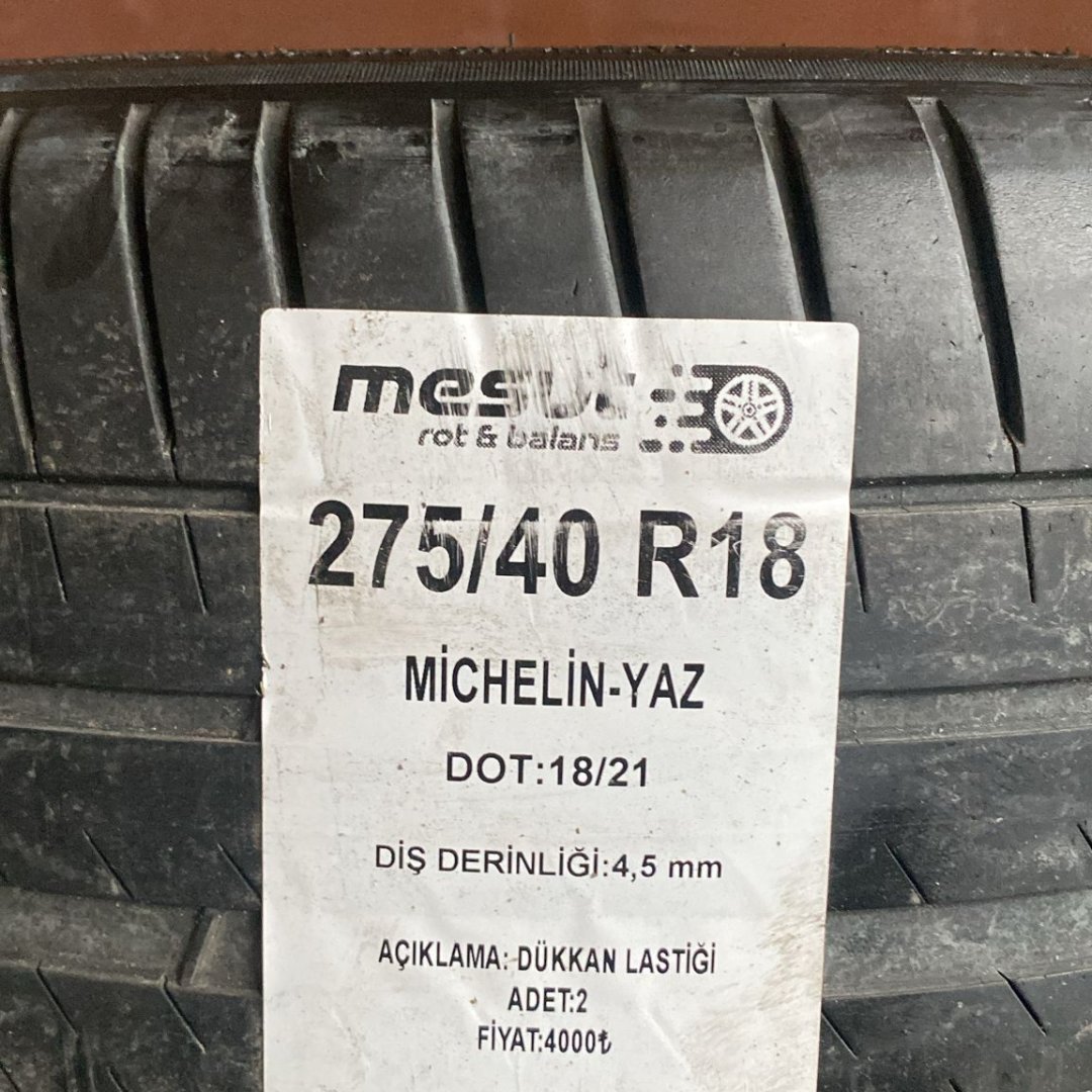 275/40 R18 MICHELIN PILOTSPORT ZP ÇIKMA YAZ LASTİĞİ