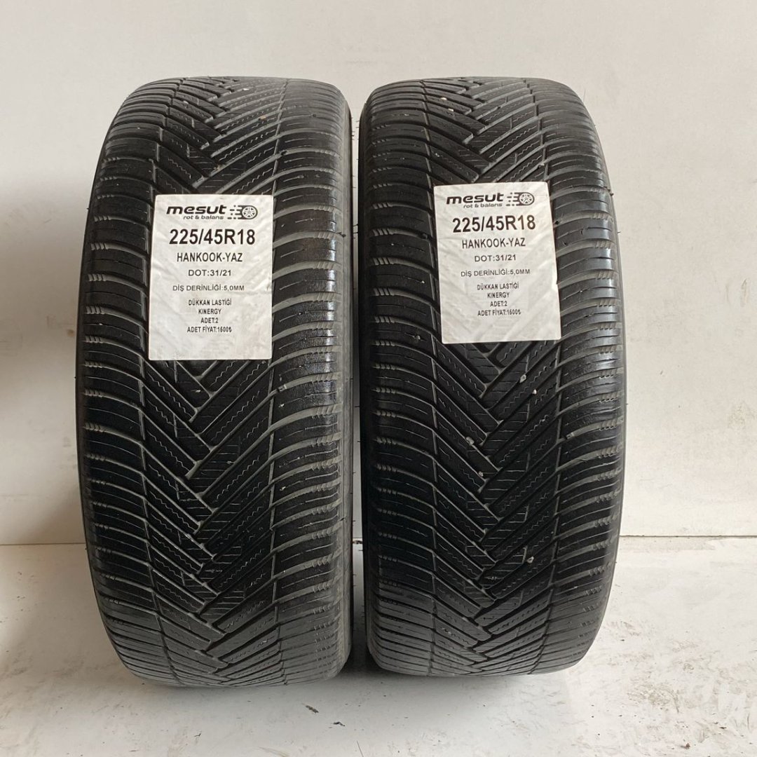225/45 R18 HANKOOK KINERGY DÖRT MEVSİM ÇIKMA LASTİK 2254518 225/45/18 22545R18