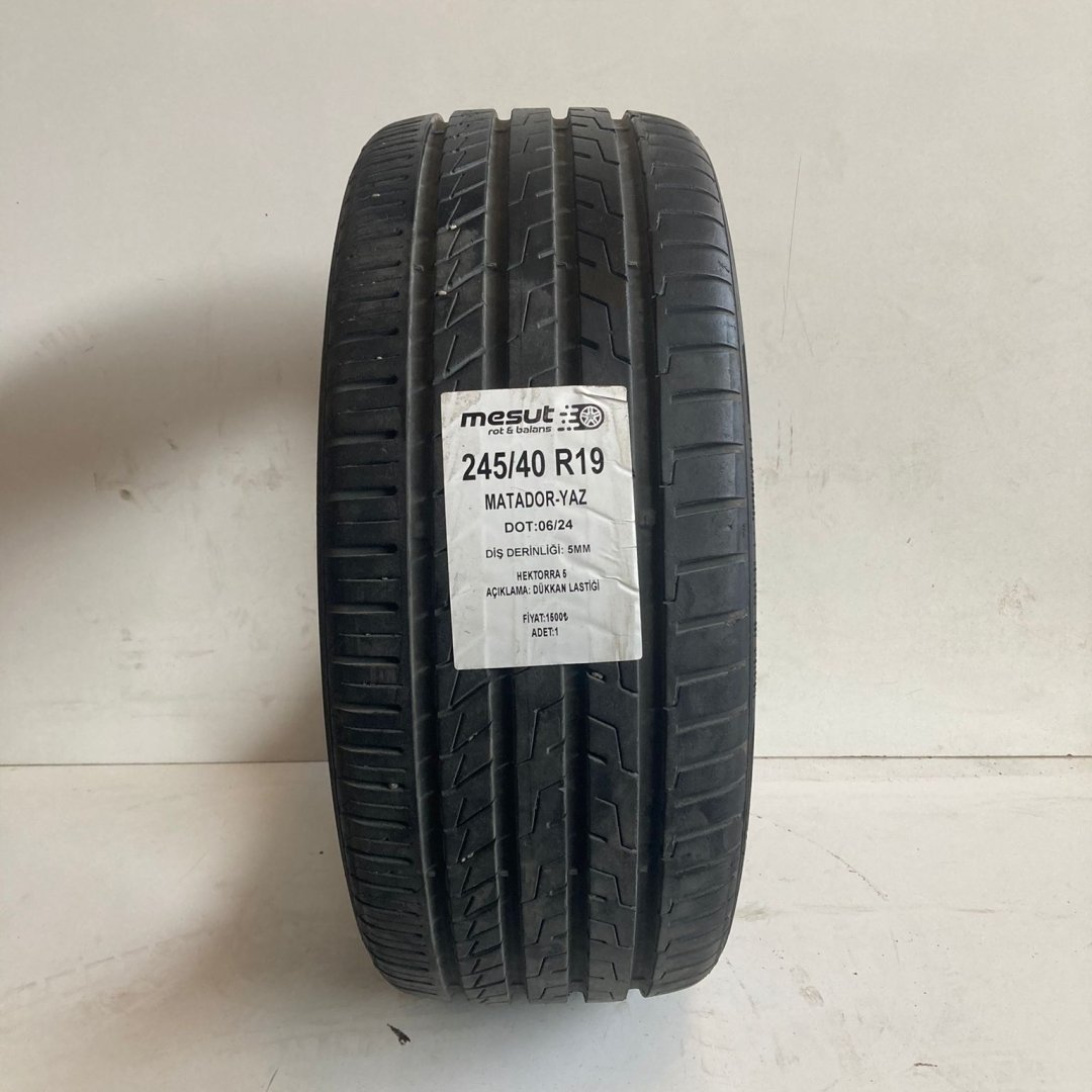 245/40 R19 MATADOR HECTORRA 5 ÇIKMA YAZ LASTİĞİ