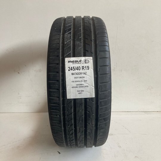 245/40 R19 MATADOR HECTORRA 5 ÇIKMA YAZ LASTİĞİ