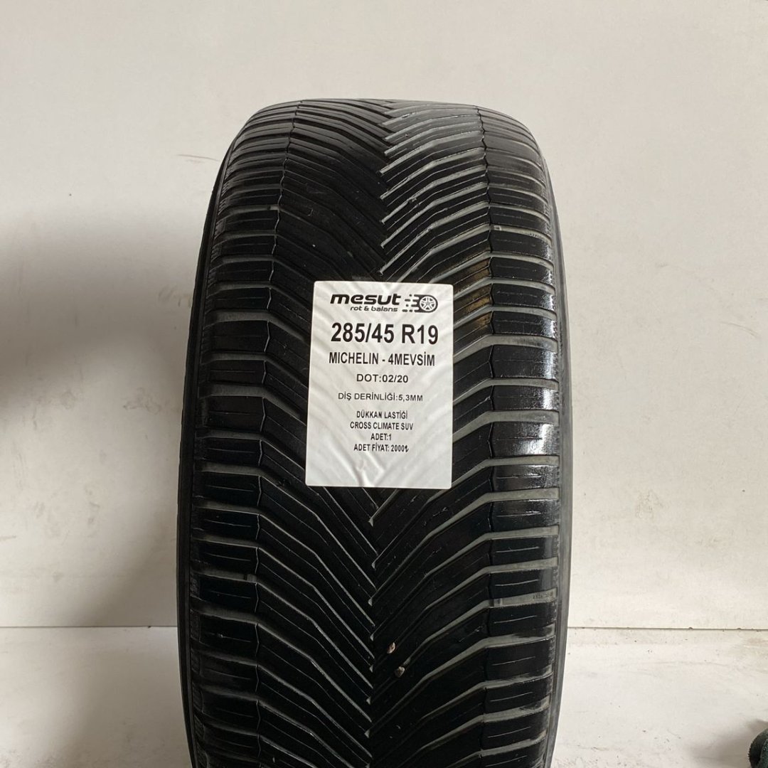285/45 R19 MICHELIN CROSSCLIMATE SUV DÖRT MEVSİM ÇIKMA LASTİK