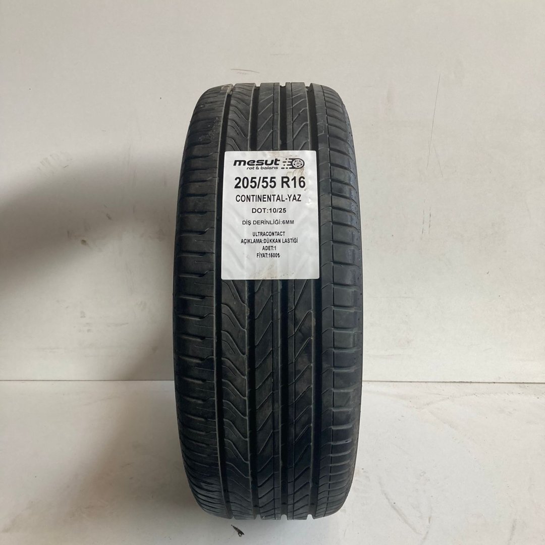 205/55 R16 CONTINENTAL ULTRACONTACT ÇIKMA YAZ LASTİĞİ