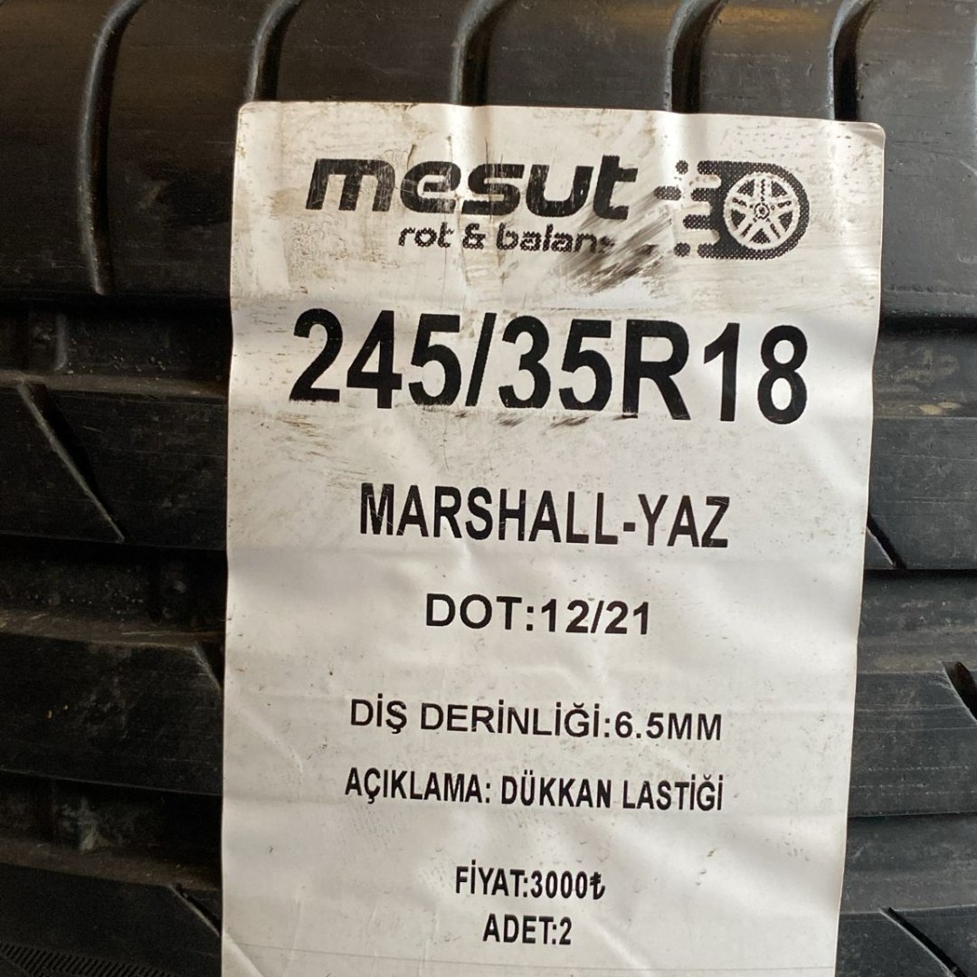 245/35 R18 MARSHALL YAZ ÇIKMA LASTİK