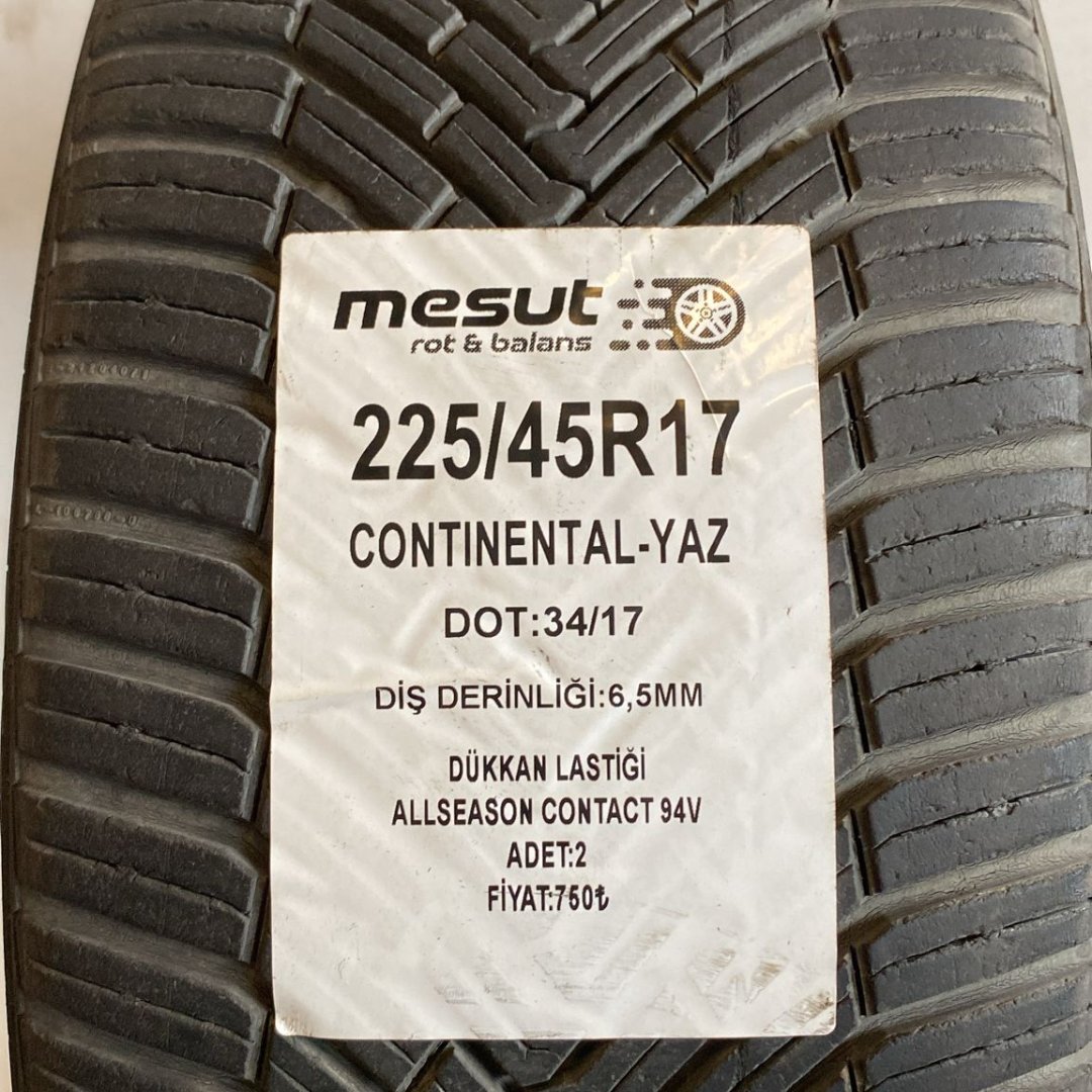 225/45 R17 94V CONTINENTAL ALL SEASON CONTACT