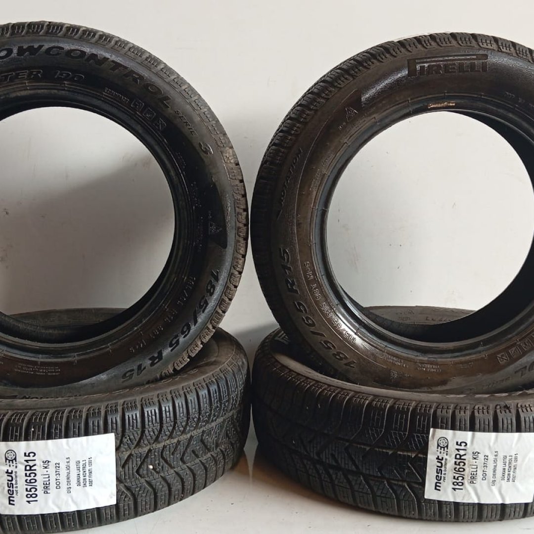 185/65R15 PİRELLİ SNOW CONTROL 3  ÇIKMA KIŞ LASTİĞİ