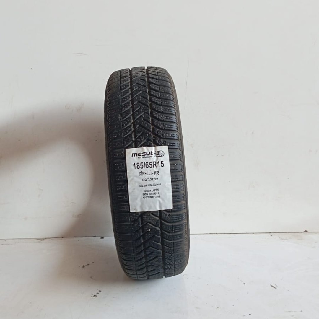 185/65R15 PİRELLİ SNOW CONTROL 3  ÇIKMA KIŞ LASTİĞİ