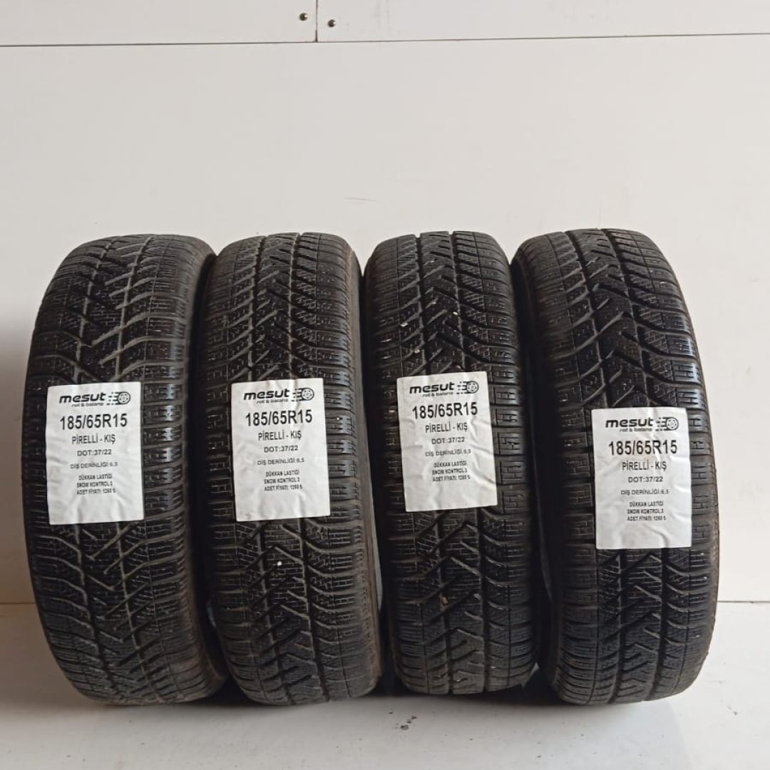 185/65R15 PİRELLİ SNOW CONTROL 3  ÇIKMA KIŞ LASTİĞİ