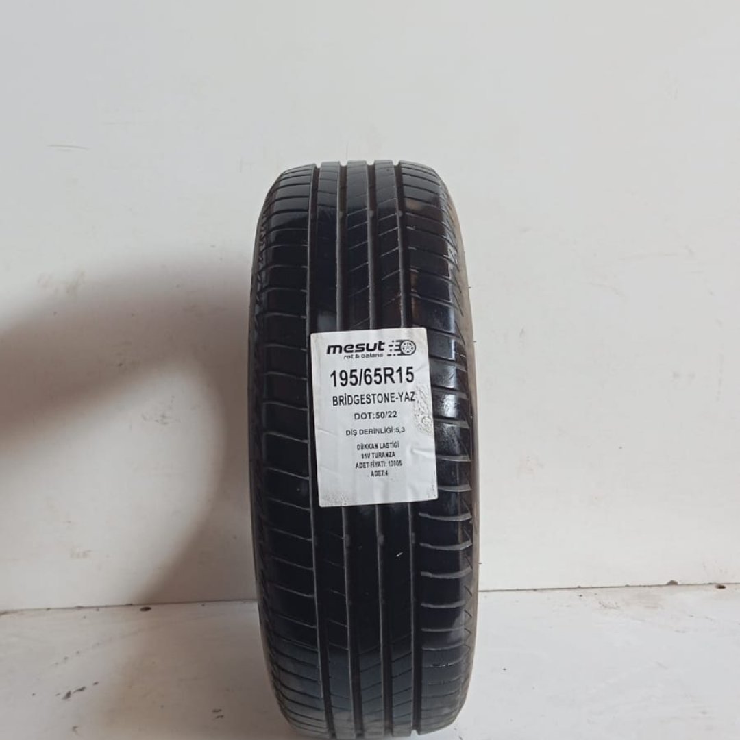 195/65 R15 91V BRIDGESTONE TURANZA ÇIKMA YAZ LASTİĞİ