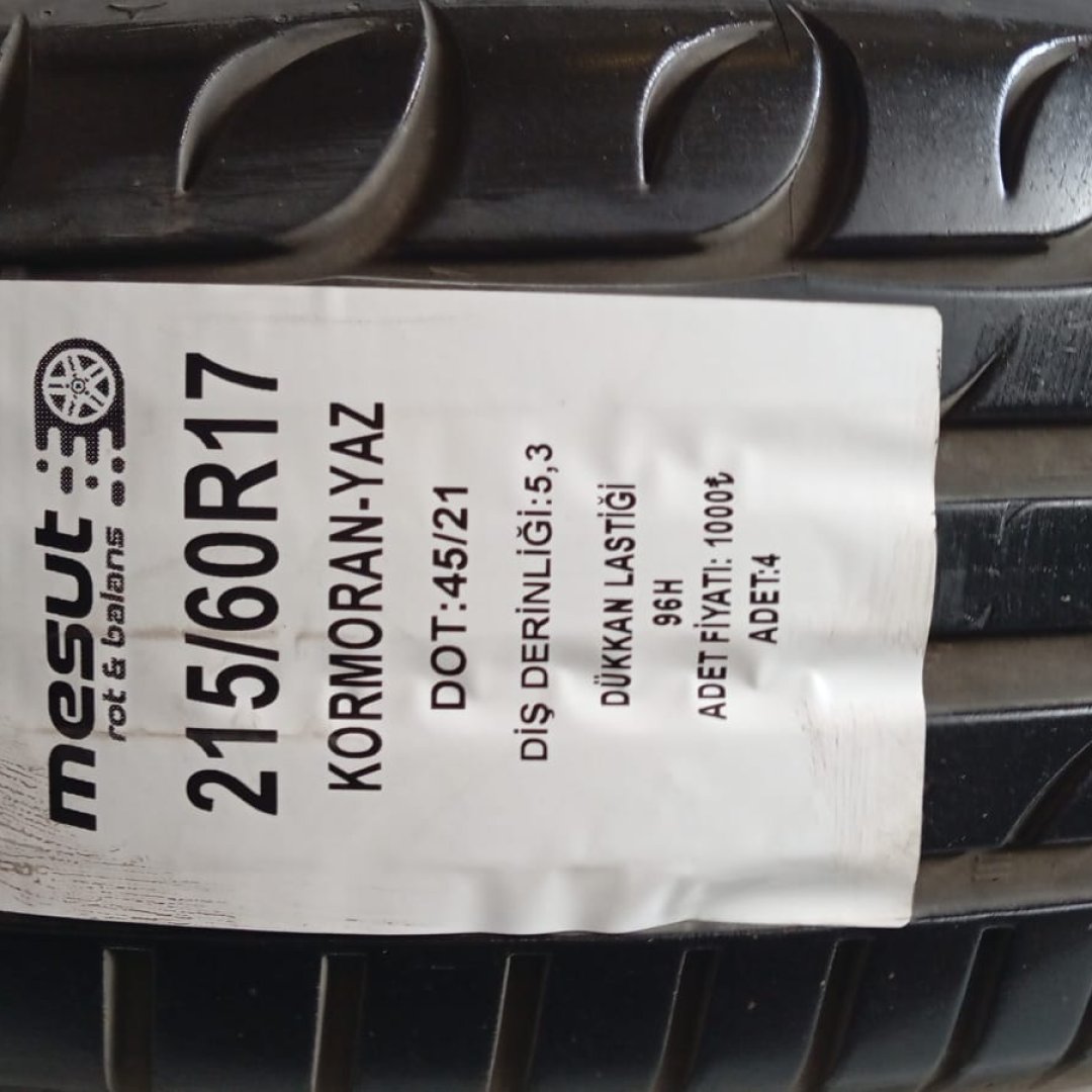 215/60R17 96H KORMORON ÇIKMA YAZ