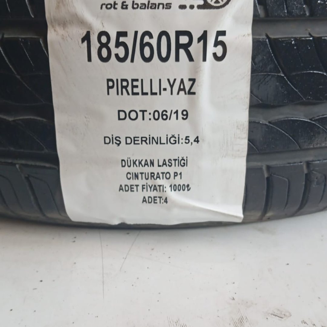 185/60R15  PİRELLİ CİNTURATO P1