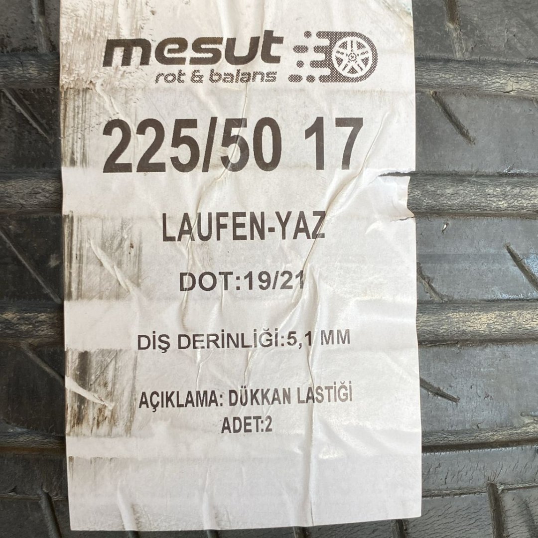 225/50 R17 LAUFENN SFİTQ+ ÇIKMA YAZ LASTİĞİ